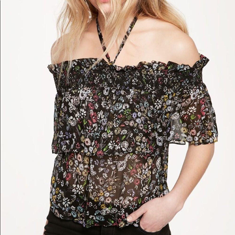 Rebecca Minkoff Ghiradelle Top, Off the-shoulder